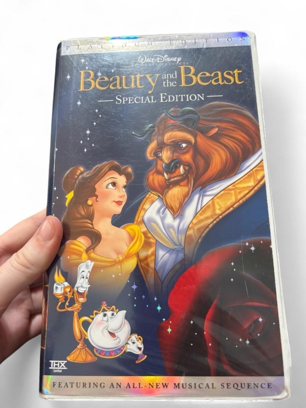Walt Disney Beauty and the Beast Special Edition VHS - Blue & Gold Cover